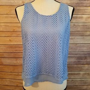 🌺 2 for $20🌺 Candie's Lace Overlay Top Sz Small